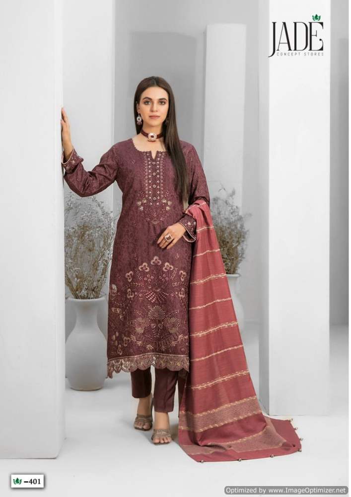 Jade Crimson Vol 4 Heavy Karachi Cotton Dress Material Wholesale Market In Surat
